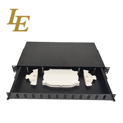 China Tipo del cajón de la caja del panel de remiendo de la fibra óptica de 12 puertos en venta