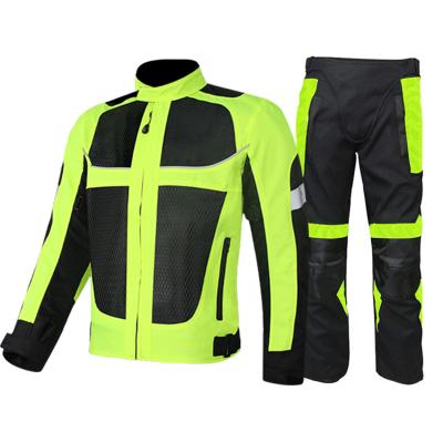 China Riding tribe motorcycle riding clothes men's winter waterproof anti falling reflective motorcycle clothes for sale