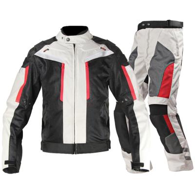 China competitive two-piece leather motorcycle suit anti-fall and wear-resistant men's suit racing suit for sale