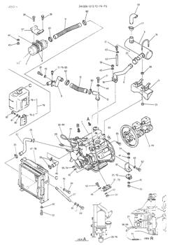 China 2452022F1 RADIATOR ASSY, SEE FIG 08-011, Serial Range: LE3401-LE4636 for sale