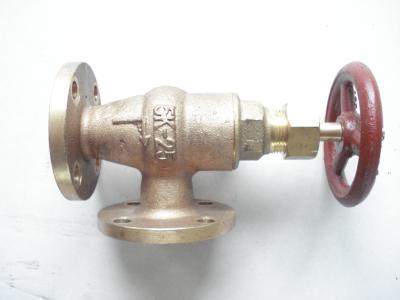 China JIS marine bronze screw down check angle valve JIS F7352 ,F7410 for sale