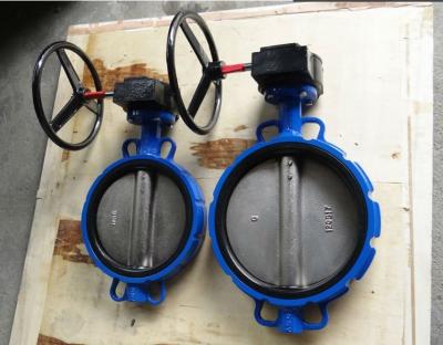 China Marine Cast Iron Butterfly Valve Worm Gear Operator Type -JIS F7480 for sale