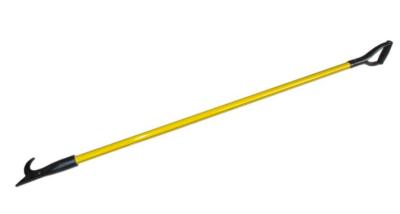 China Yellow Fire Fighting Hook 2 Tooth Pike Pole 4 In * 10 In Head Size for sale