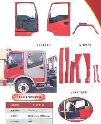中国 FVRの火の普通消防車のドアの内部によって開けられる前窓の顧客需要 販売のため