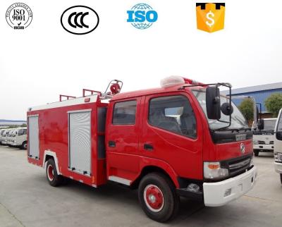 China 190HP Water Tank Fire Fighting Truck , Foam Pump Fire Truck Manual Transmission Type for sale