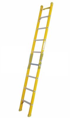 China RLFS Aluminum Extension Ladder , Fiberglass Straight Ladder D-Type Rungs for sale