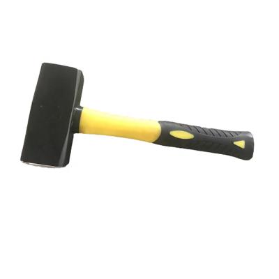 China French Type Firefighter Rescue Tool Stoning Hammer With Plastic Coating Handle for sale