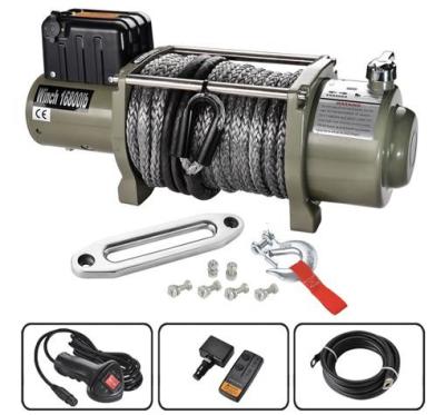 China Truck Garage Equipment , Heavy Duty Electric Winch 16800lb SEC16800TW for sale