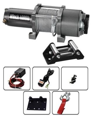 China 3 Stage Planetary Electric Winches 4000lb P4000-1d 4 Way Roller Fairlead for sale