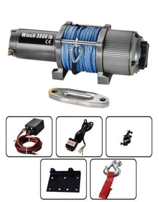 China Atv Winch Truck Garage Equipment 3500lb P3500-1w 3 Stage Planetary for sale