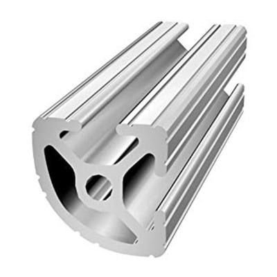 China 6063 Structural Aluminum Extrusions Curved T Slot Profile for 3D Printer for sale