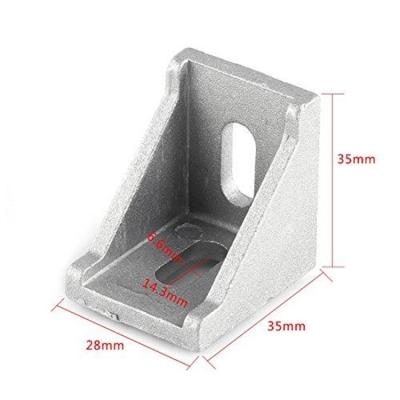 China 3d Printer Aluminum Extrusion Profiles / Aluminum Angle Bracket for sale