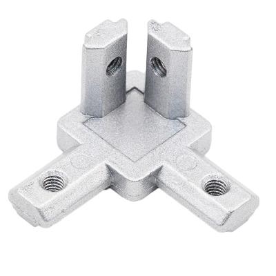 China 3 Way 90 Degree Inside Corner Connector Joint Bracket For 4040 Series for sale