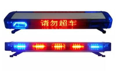 China barra clara de advertência do diodo emissor de luz 123.6W com o bulbo do diodo emissor de luz do poder superior 1W da exposição de diodo emissor de luz à venda