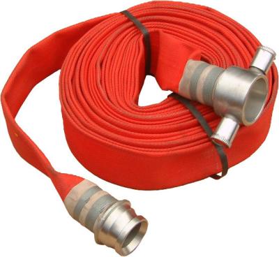 China 25bar 30bar 10m 50m Fire Fighting Hose PVC PU Rubber Material for sale