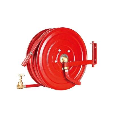 China Retractable 30m Fire Hose Reel Firefighter Rescue Equipment Automatic Manual for sale