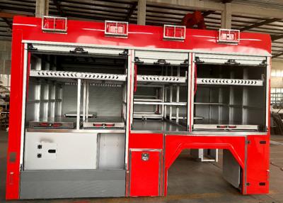 China Anti Rust Fire Truck Compartment Aluminum Body Fire Truck Parts for sale