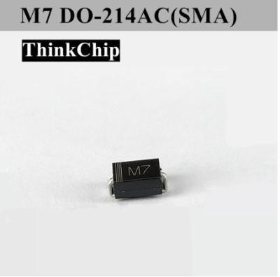 China M7 1N4007 Surface Mount General Purpose Rectifier Diode High Voltage DO-214AC for sale