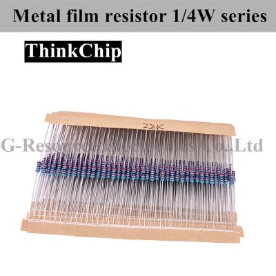 China 1/4W tipo de película metálica del vatio del resistor 3R 15R 20R 22R 250R 360R 390R 1/8W el 1/2 del microprocesador de la serie SMD en venta