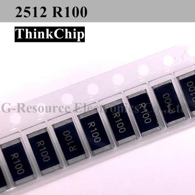 China 2512 resistor de alto voltaje del microprocesador de R100 0.1R el 1% 50PPM 3W en venta