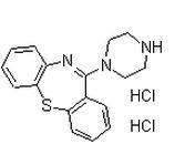 China Quetiapine intermediate 11-(1-Piperazinyl)-dibenzo[b,f][1,4]thiazepine dihydrochloride cas no 11974-74-4 for sale