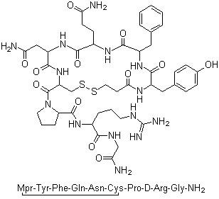 China Urinary System Agents Active Pharmaceutical Ingredient Desmopressin CAS 16679-58-6 for sale