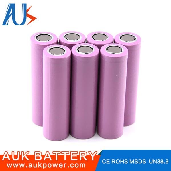 Quality 2600mAh 3.7V Li Ion Battery Cells 18650 Cylindrical Powerful for sale