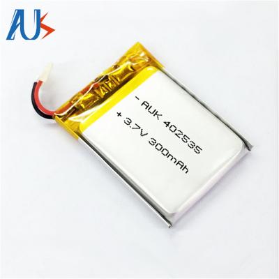 China OEM / ODM Lithium Lithium Ion Polymer Battery LiPo 3.7v 300mah for sale