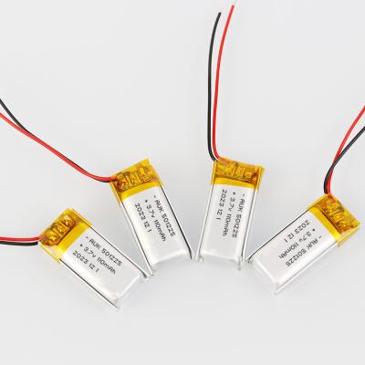 China 3.7V 110mAh Small LiPo Battery Lightweight Polymer Lithium Cell for sale