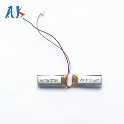 China 370mAh - 740mAh Custom LiPo batterijcel Parallel 1S2P batterij 901536 Te koop