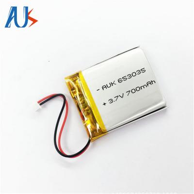 中国 カスタマイズされた リチャージ可能なリポバッテリー 3.7V 700mAh リチウムリポセル 販売のため