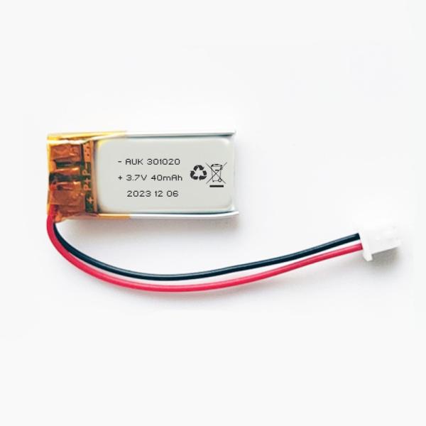 Quality 4.2V 20mAh Ultra Thin LiPo Battery 60mAh / 40mAh 3.7V 301012 301025 for sale