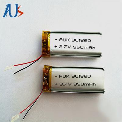 China Hoogspannings LiPo batterijcel 3.7v 950mah Li-polymer Te koop