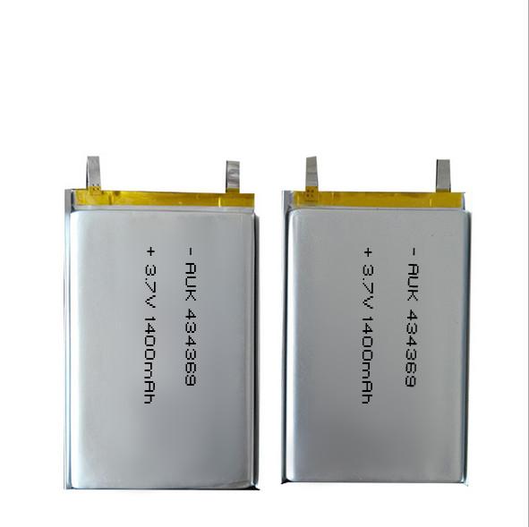 Quality Rechargeable Li Ion Pouch Cell PCM Battery 3.7v 1400mah Lithium Polymer for sale