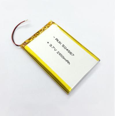 China Polymer LiPo Rechargeable Battery 3.7v 2100mah Lithium Ion Battery for sale