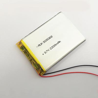 China GPS 3.7V 2200mAh Bateria LiPo pequena Bateria de lítio recarregável à venda