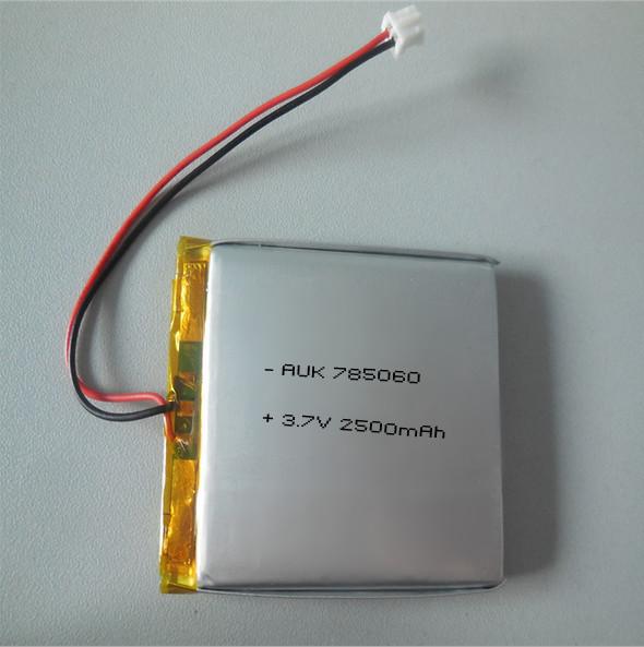 Quality 1C 3.7V 2500mAh Rechargeable LiPo Battery Overcurrent Protection for sale