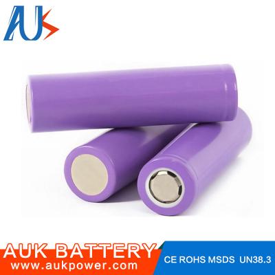 China 5C Li Ion Battery Cells 2500mAh 18650 Lithium Battery 3.7v For Power Tools for sale
