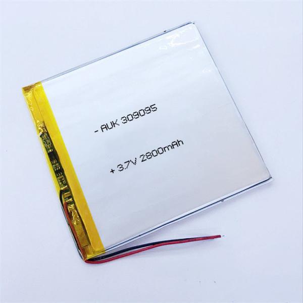 Quality 3mm Ultra Thin LiPo Battery 500 Cycles Li Ion Battery 3.7v 2800mah for sale