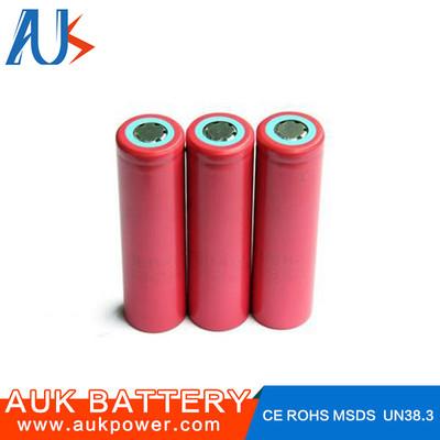 China 3.7V 2600mAh 18650 Células de batería de iones de li usadas en vaporizadores de cigarrillos eléctricos en venta