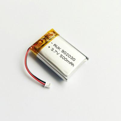 Chine KC BIS 802035 802030 902030 3.7v 500mah 1.85wh Batterie Lipo rechargeable Pour le tracker GPS à vendre