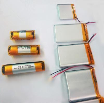 Chine 3.7v 30mAh 40mAh 50mAh 80mAh 100mAh 120mAh 150mAh 200mAh Lipo Battery For Werable Device à vendre