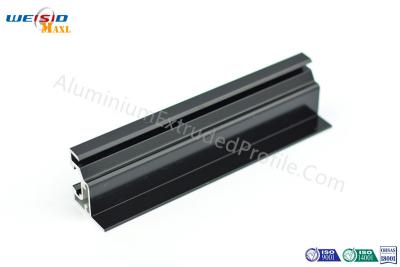China Black Color Extruded Aluminium Window Frames for high end decoration for sale