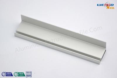 China Window Frame Silver Color Aluminium Construction Profiles With Electrophoresis Treatment for sale