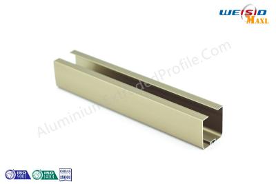 China 6063 T5 perfil de aluminio anodizado de bronce industrial, marco de ventana de aluminio en venta