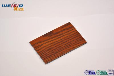 China Aluminium Composite Decorative Metal Wall Panels Interior Wood Grain Looking for sale
