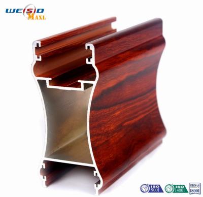 China Puertas de aluminio de los muebles y perfiles de la protuberancia de Windows, grueso de 1.2m m en venta