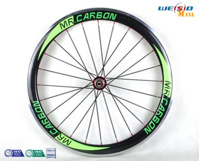 China 6061 T6 Aluminum Alloy Rim Bicycle Wheel / 24 Inch Road Bike Wheels for sale