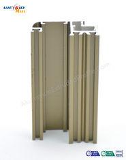 China Perfil de aluminio anodizado color de bronce 6063 T5 con el grueso de 1.2m m en venta
