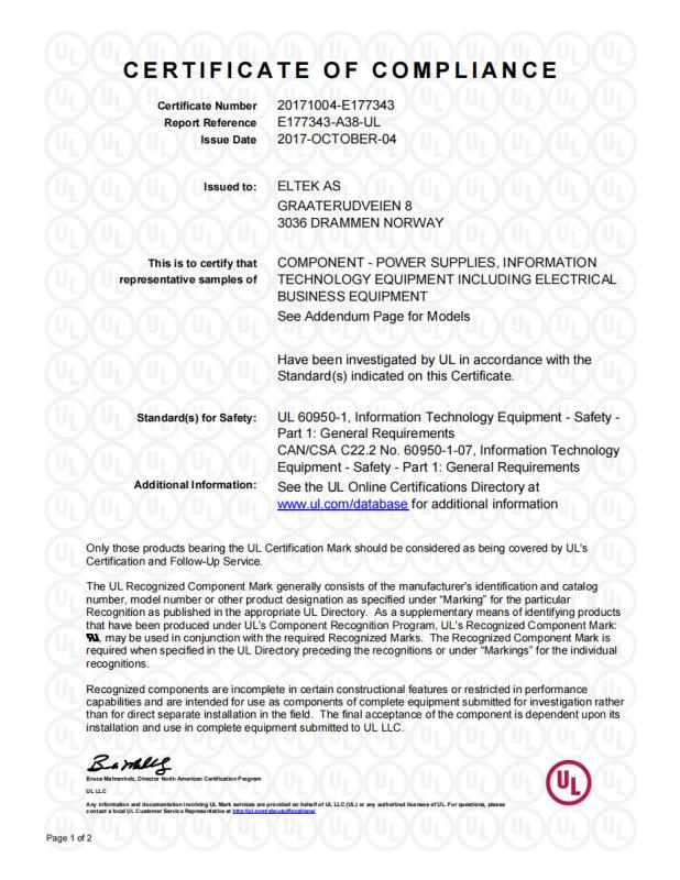 UL certificate - Beijing Ding Ding Future Technology Co.Ltd